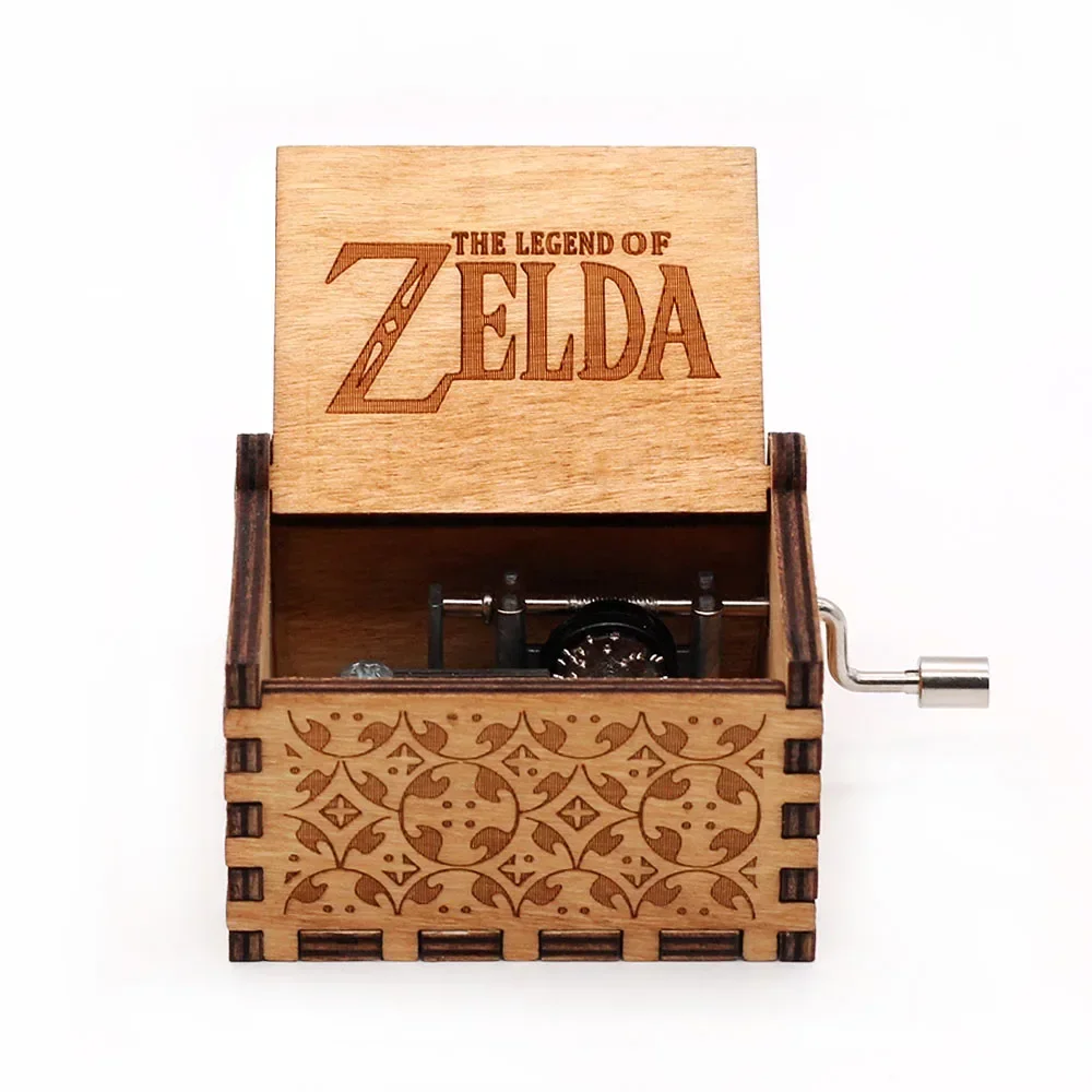 Musical Instrument Zelda - Caixa de Música Criativa de Madeira