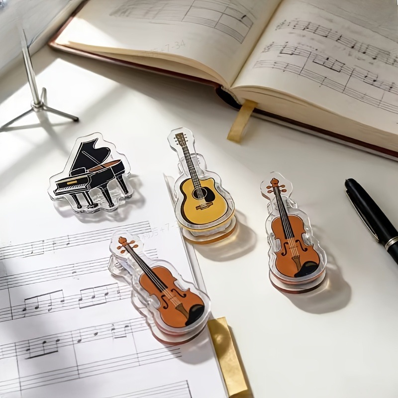 Musical Instrument Coloring Pages - 5 Peças Clipe de Música Mini