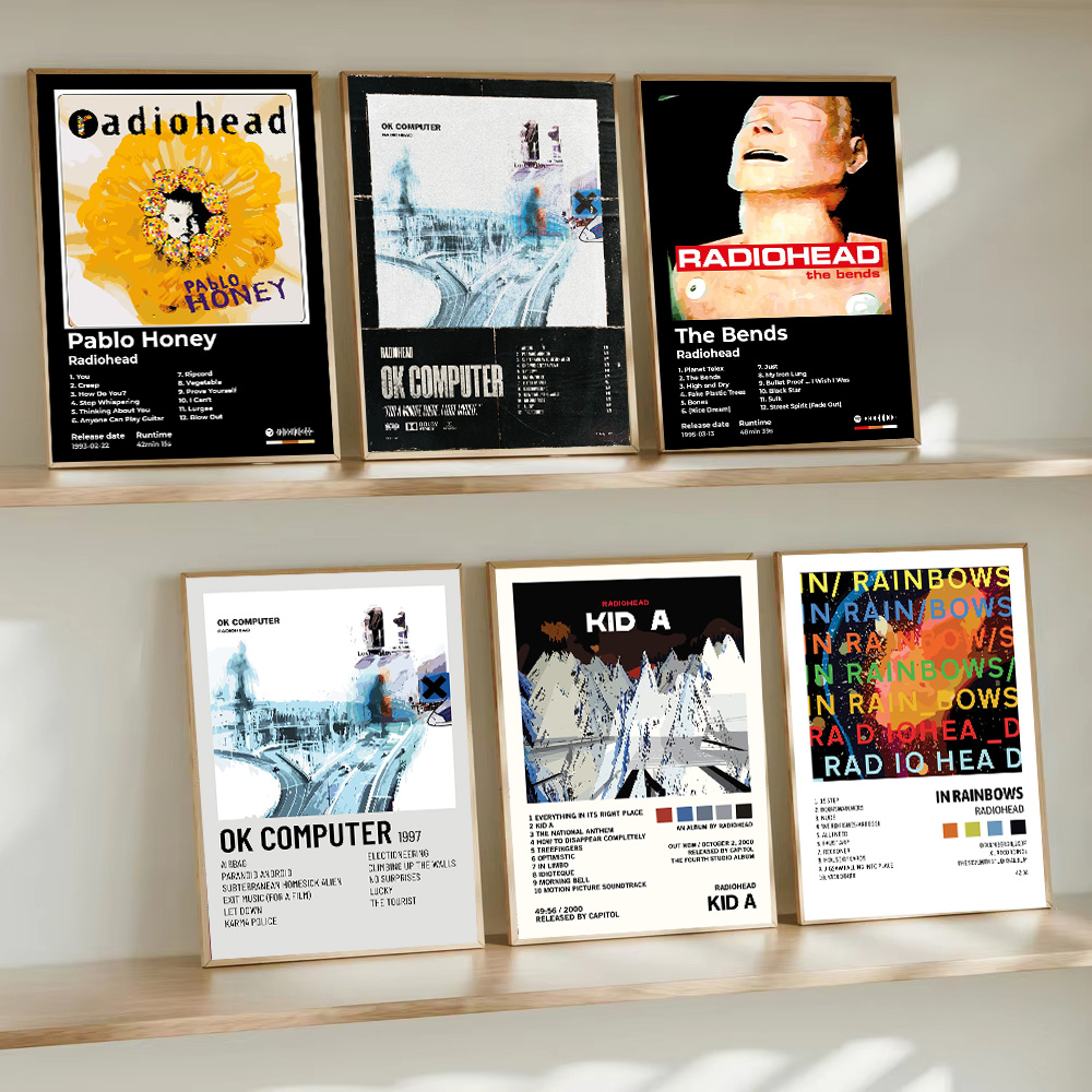 Musical Instrument Poster - Pôsteres do Bando R-Radiohead, Capa de