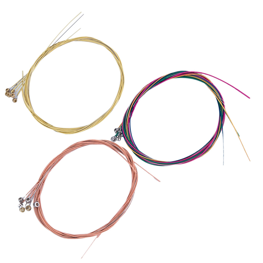 Musical Instrument With Strings - Cordas para Violão Folk, Cobre Vermelho,