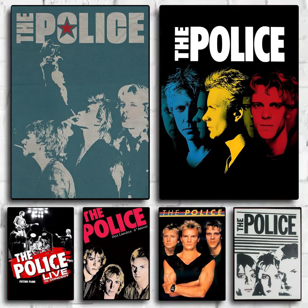 Musical Instrument Poster - Rock band the p-polícia poster na
