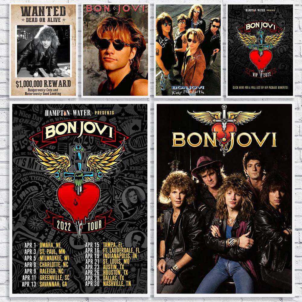 Musical Instrument Poster - Pôster da banda de rock B-Bon