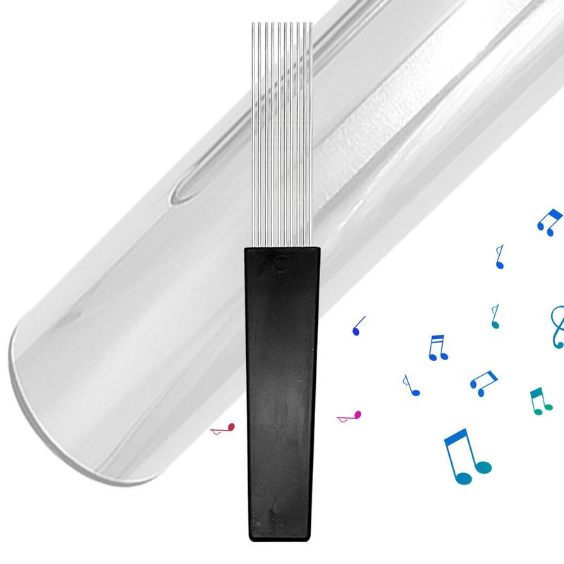 Guiro Scraper Instrument - Metal Percussão Latina Instrumento, Raspador Guiro