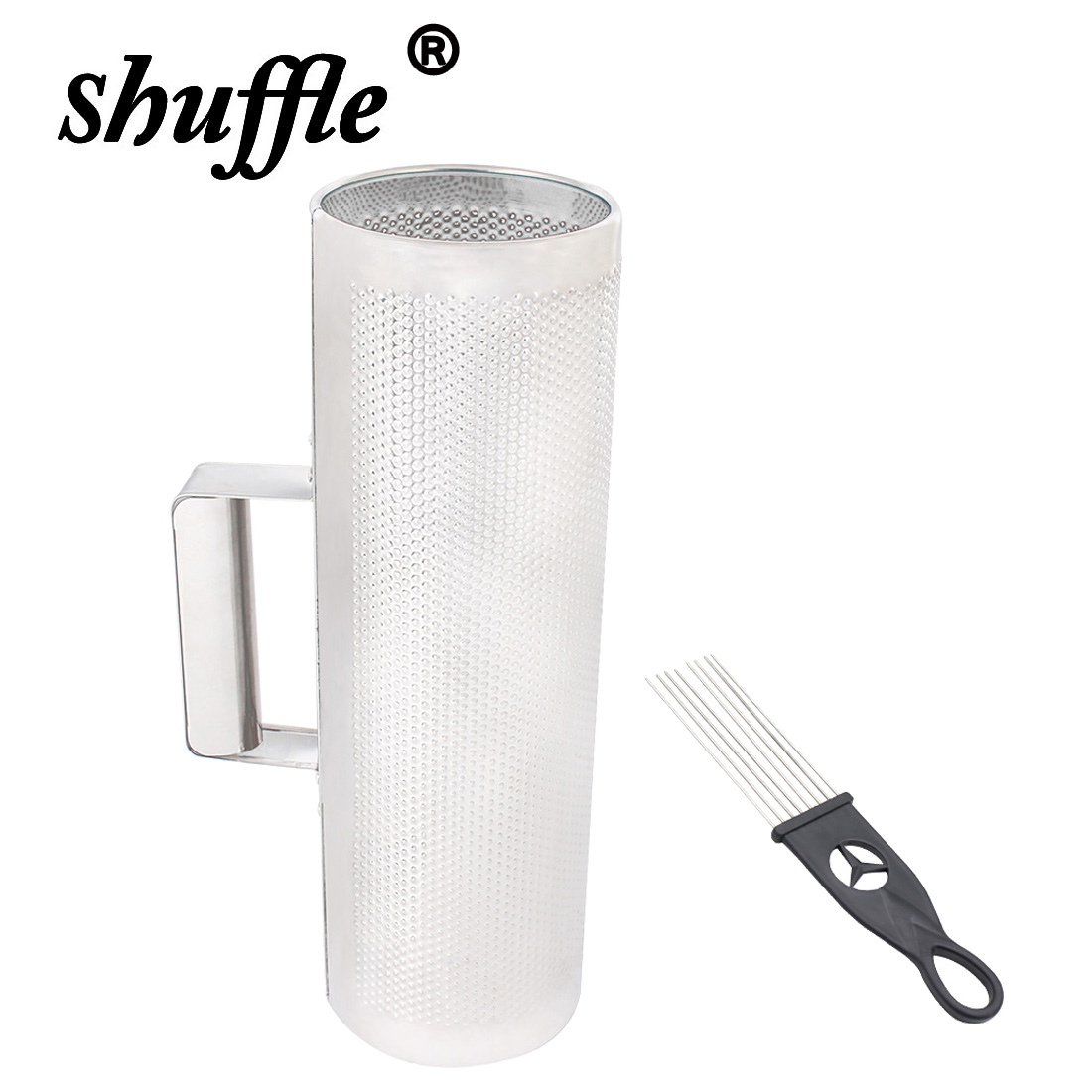 Guiro Scraper Instrument - Tubo de raspagem de aço inoxidável