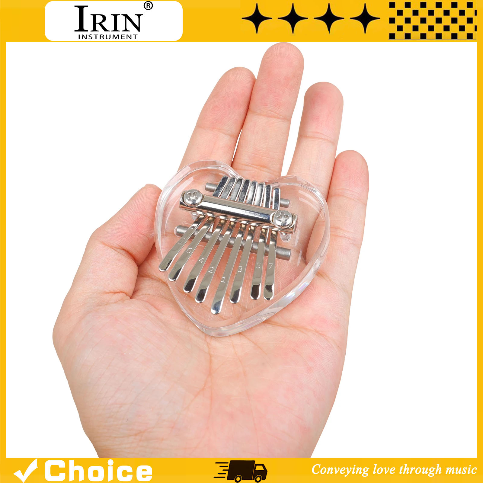 A Musical Instrument With Keys - Kalimba Mini Piano de Dedo com