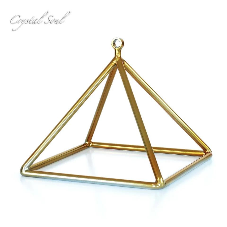 Musical Instrument Kit - Pirâmide de cristal dourada, 432hz, 12