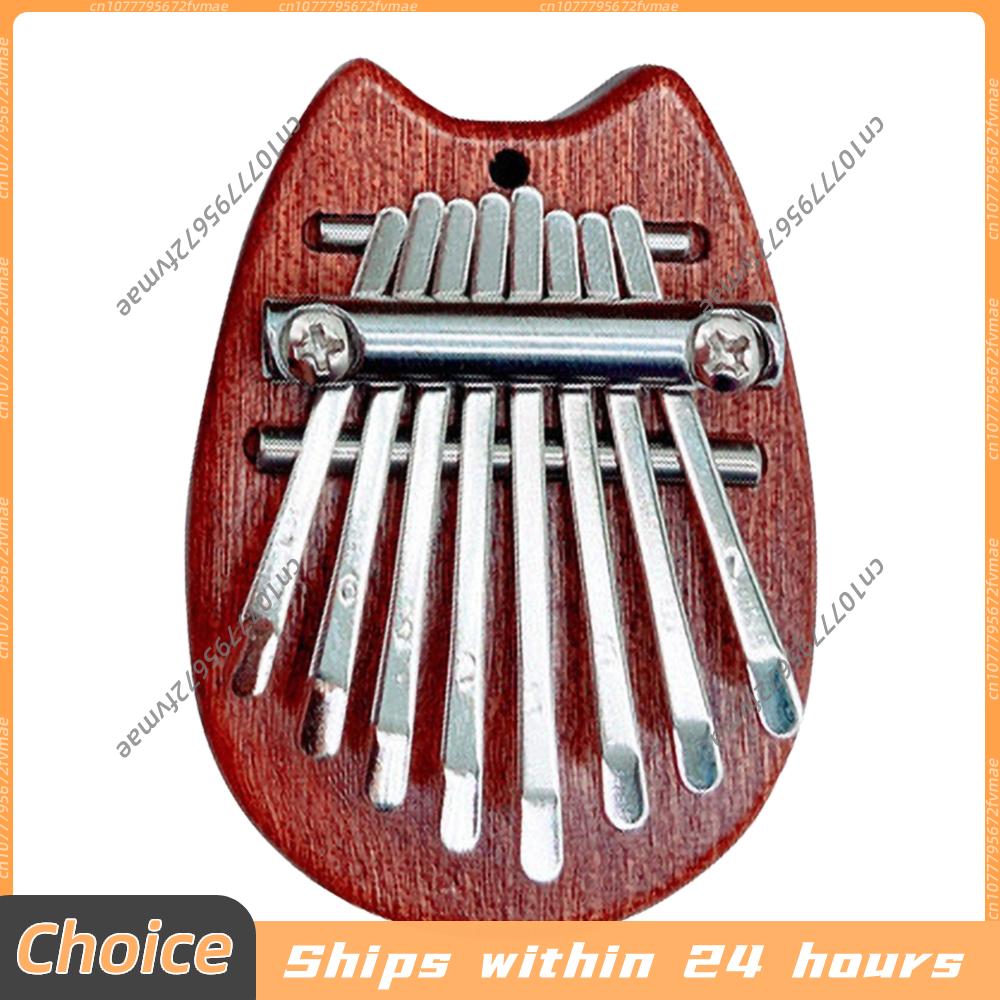 A Musical Instrument With Keys - Mini Kalimba de Madeira com 8