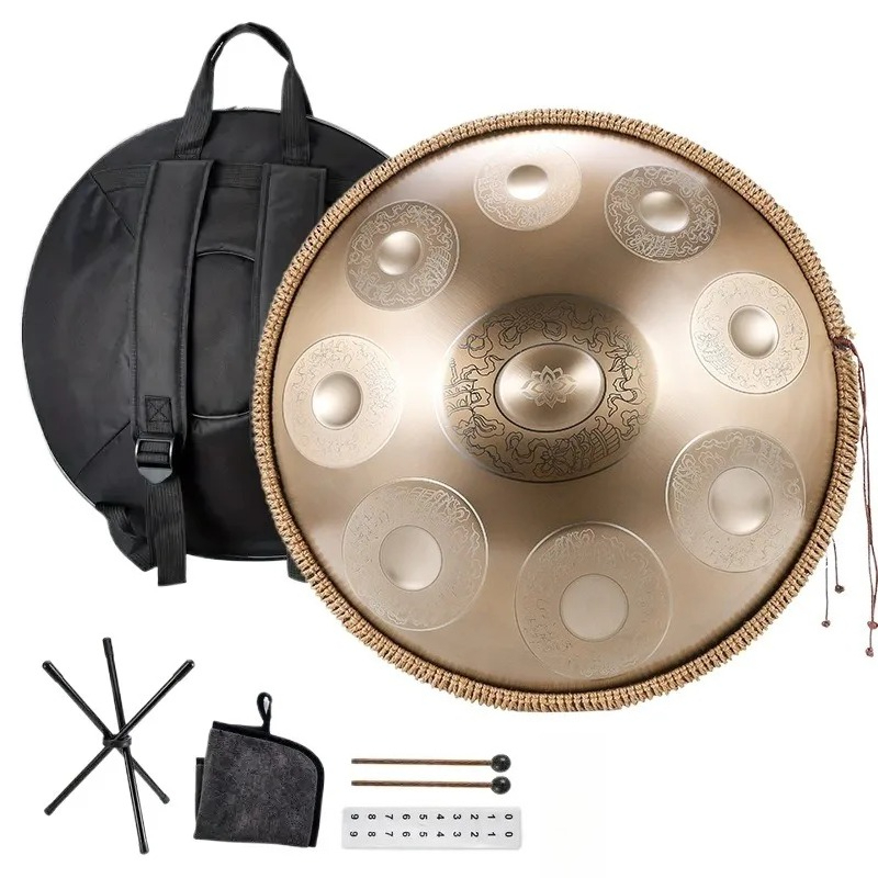 A Musical Instrument With Keys - 18 polegadas de aço inoxidável handpan
