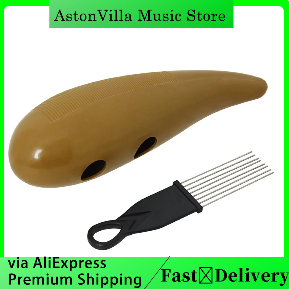 Guiro Scraper Instrument - Raspador de café de plástico Guiro
