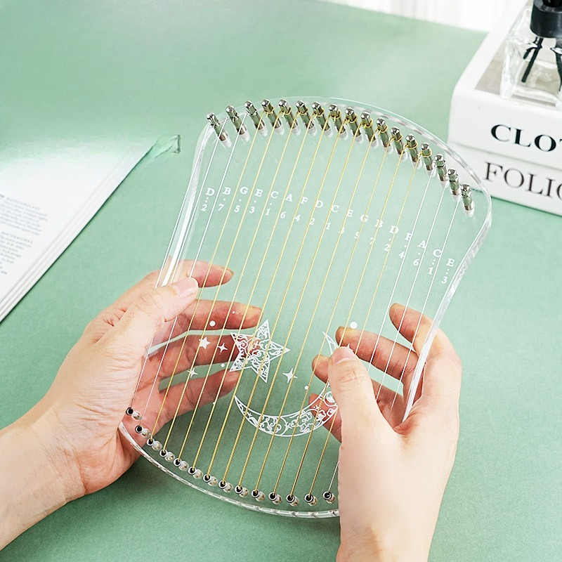 Musical Instrument For Beginners - Kalimba de 17 Cordas para Iniciantes,