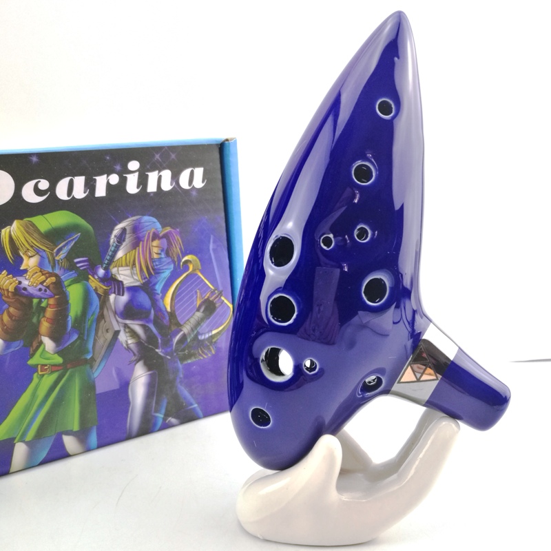 Musical Instrument Zelda - Anime zelda ocarina cerâmica 12 buracos