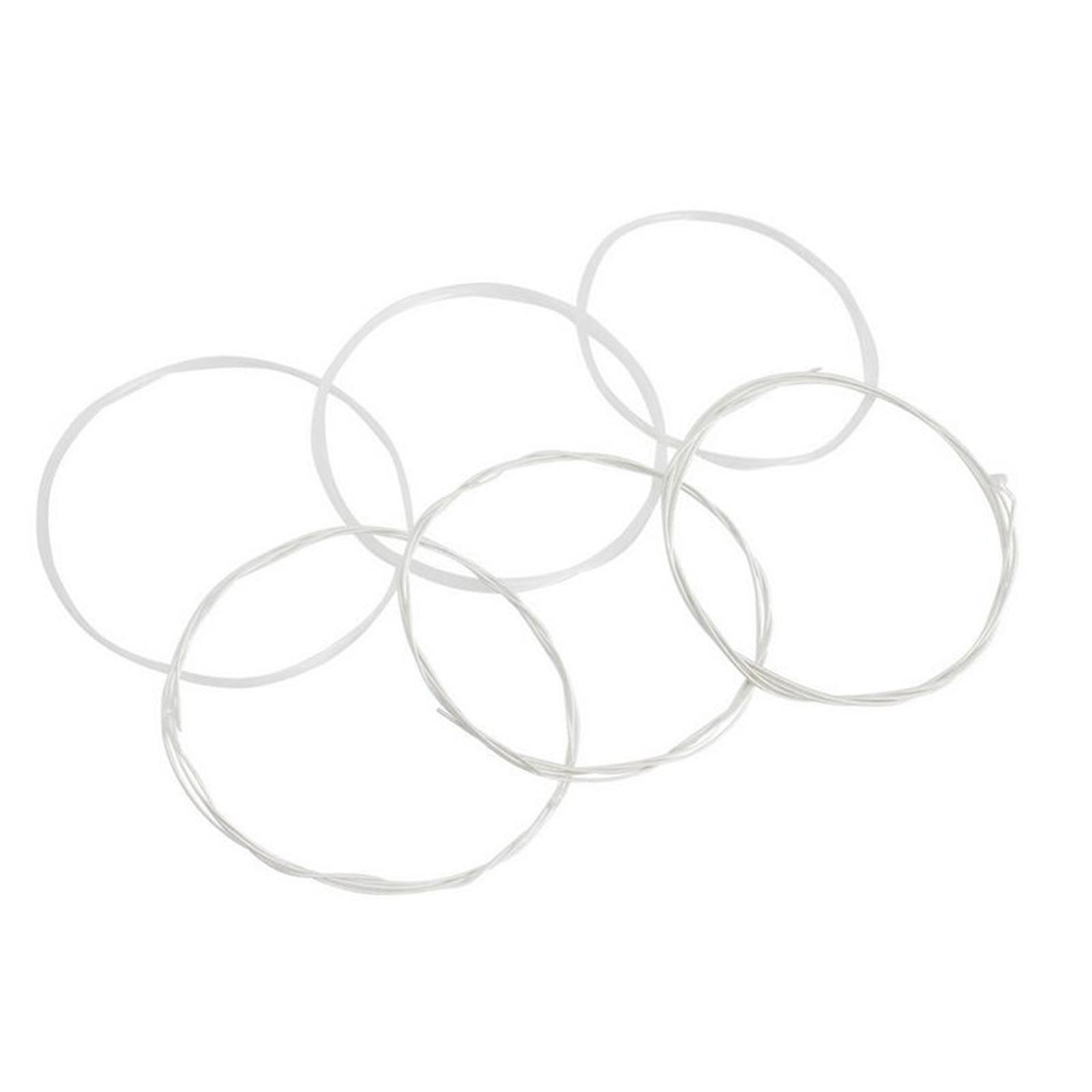 Musical Instrument With Strings - Conjunto de 6 cordas de guitarra,