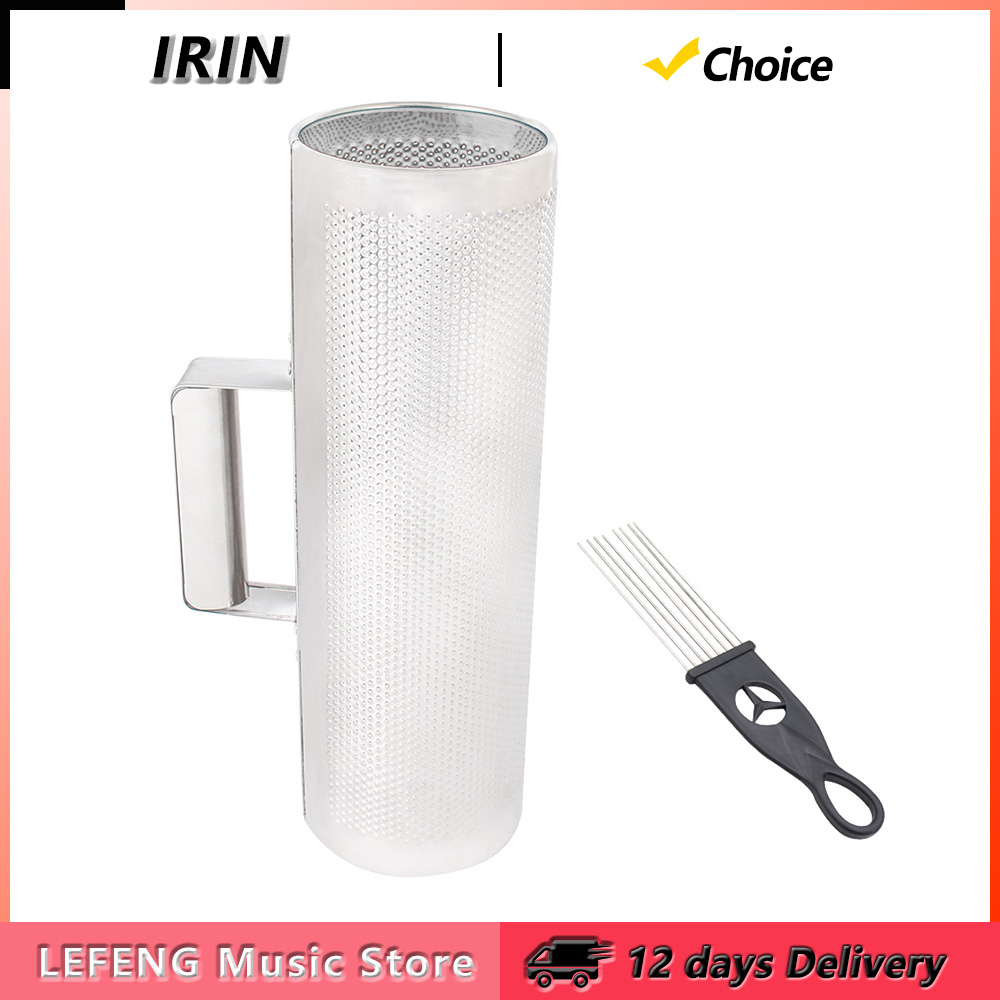 Guiro Scraper Instrument - Guiro Grande de Aço Inoxidável IRIN