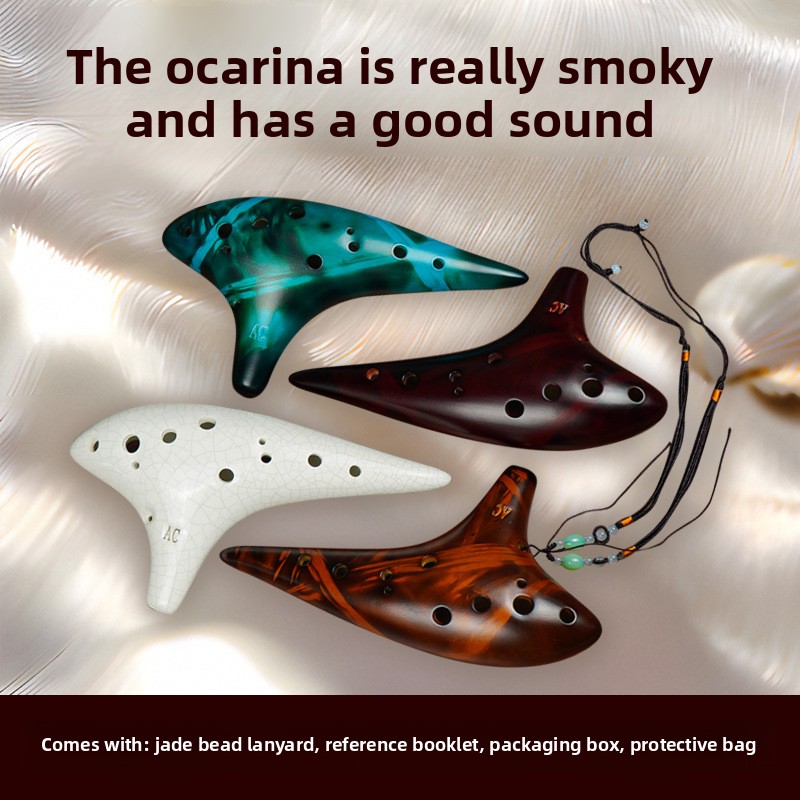 Musical Instrument Zelda - 12 buracos ocarina zelda alto tonec