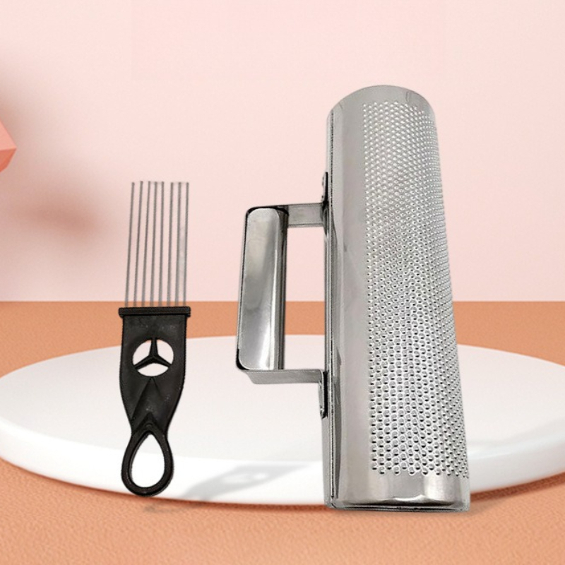 Guiro Scraper Instrument - Instrumento guiro portátil de metal com