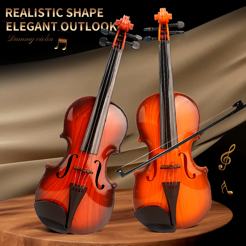 Musical Instrument Project - Brinquedos de violino acústico corda ajustável
