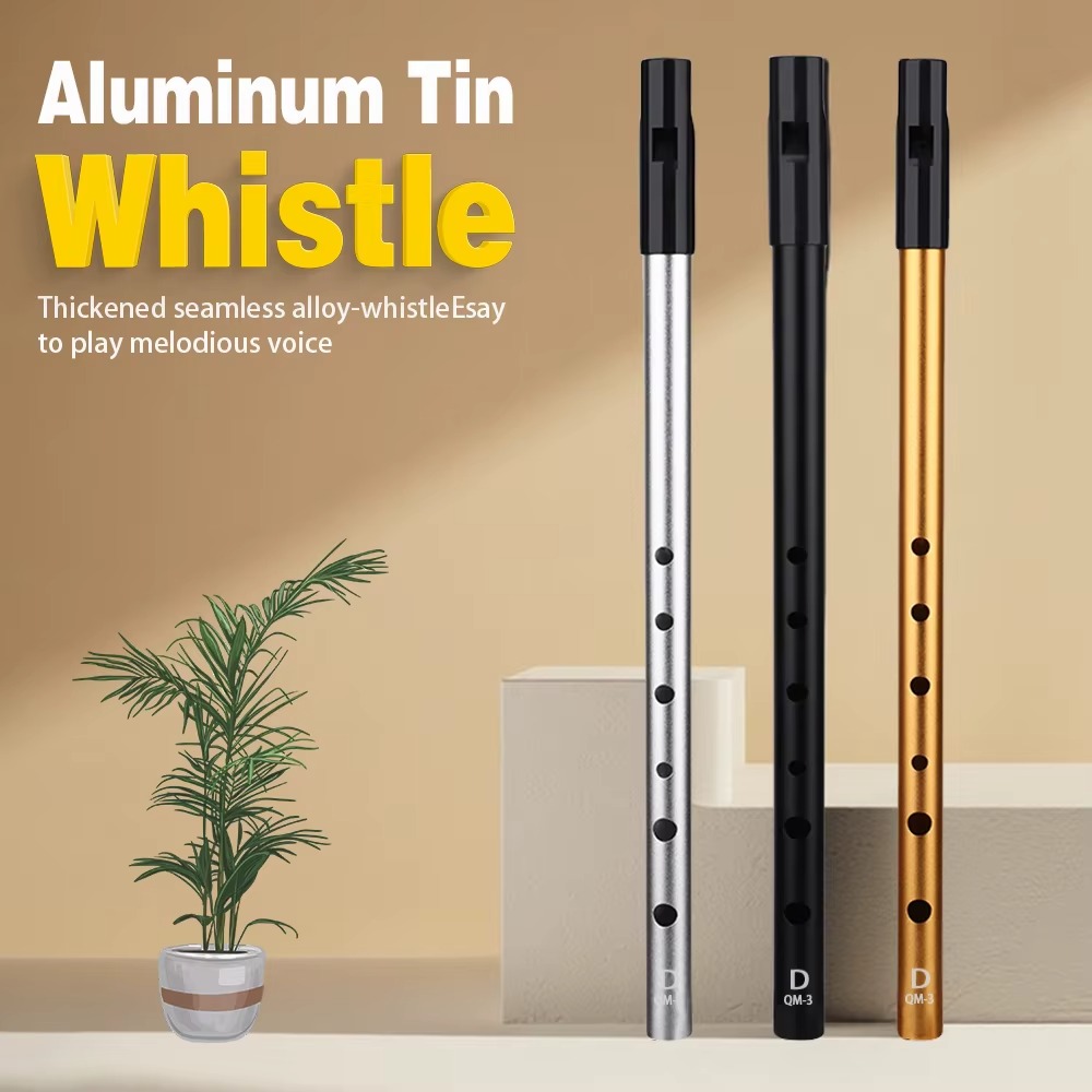 Tin Whistle Flute - Flauta Irlandesa de 6 Furos em
