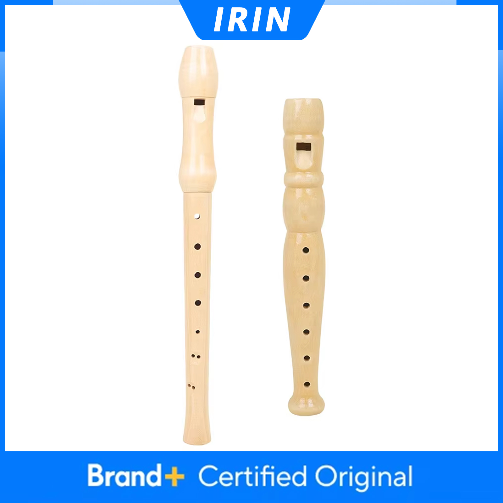 Musical Instrument Recorder - Flauta Doce IRIN de 6/8 Furos,