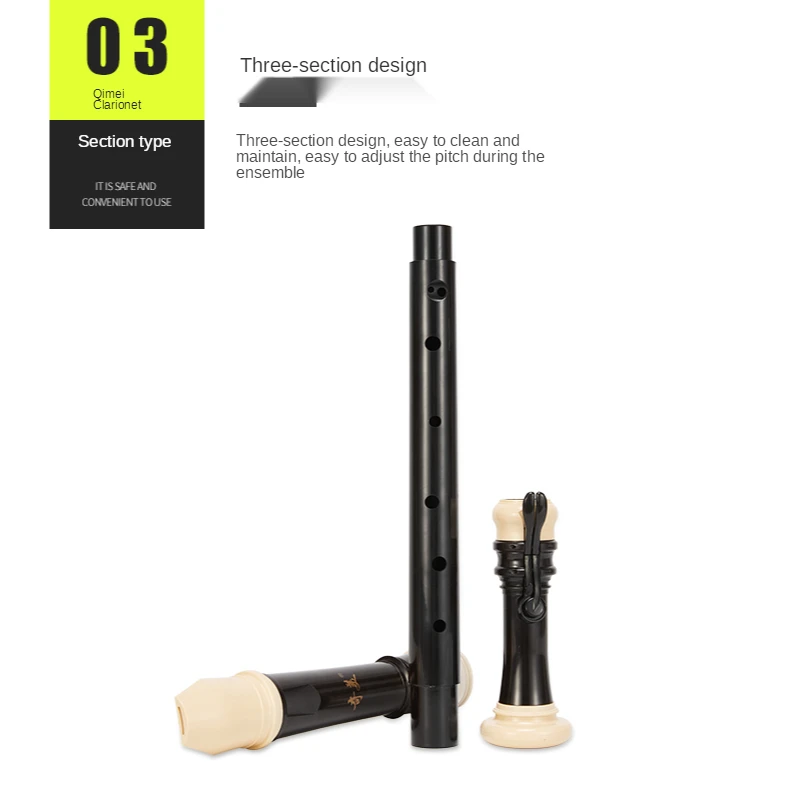 Musical Instrument Recorder - Qimei Clarinete Tenor Barroco de 8