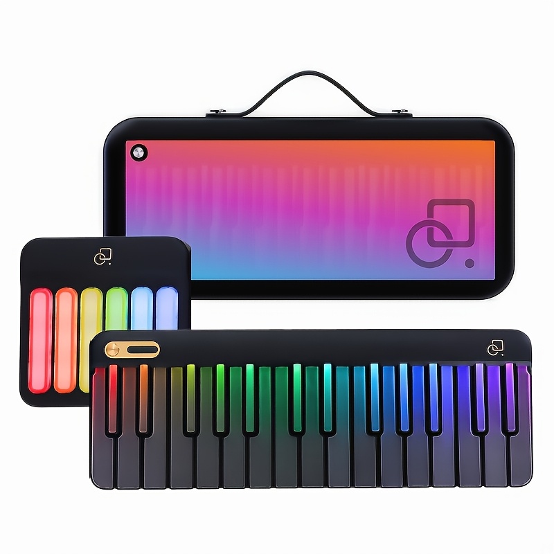 Musical Instrument Of Keyboard - Piano Digital Inteligente PopuPiano com Iluminação