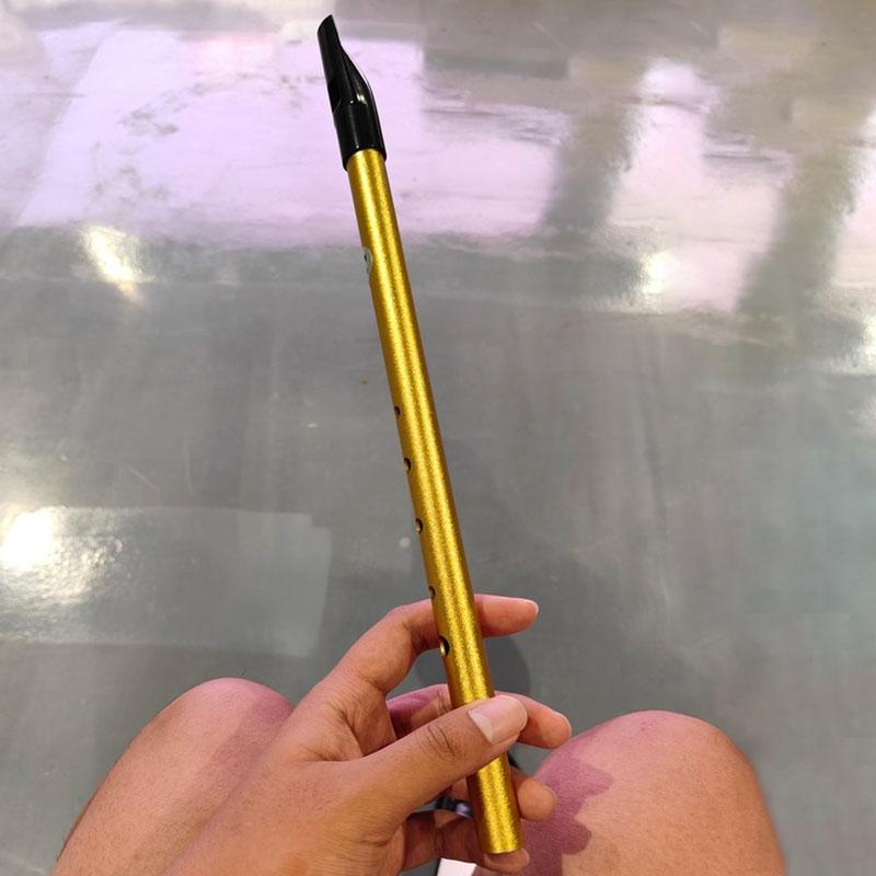 Tin Whistle Flute - Flauta de Metal de 6 Furos
