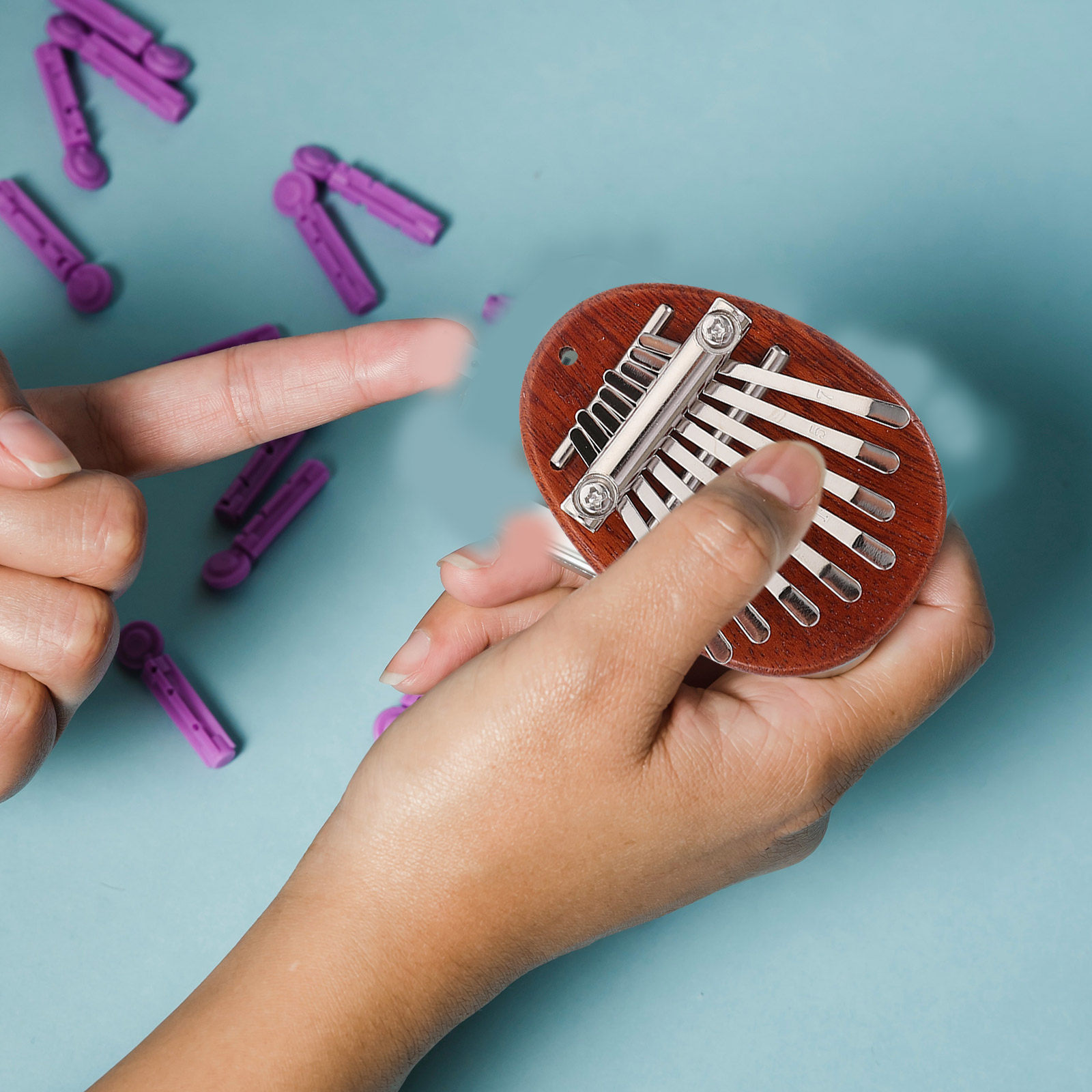 Conjunto de Kalimba Mini Piano - Musical Instrument For Beginners avaliação e preço