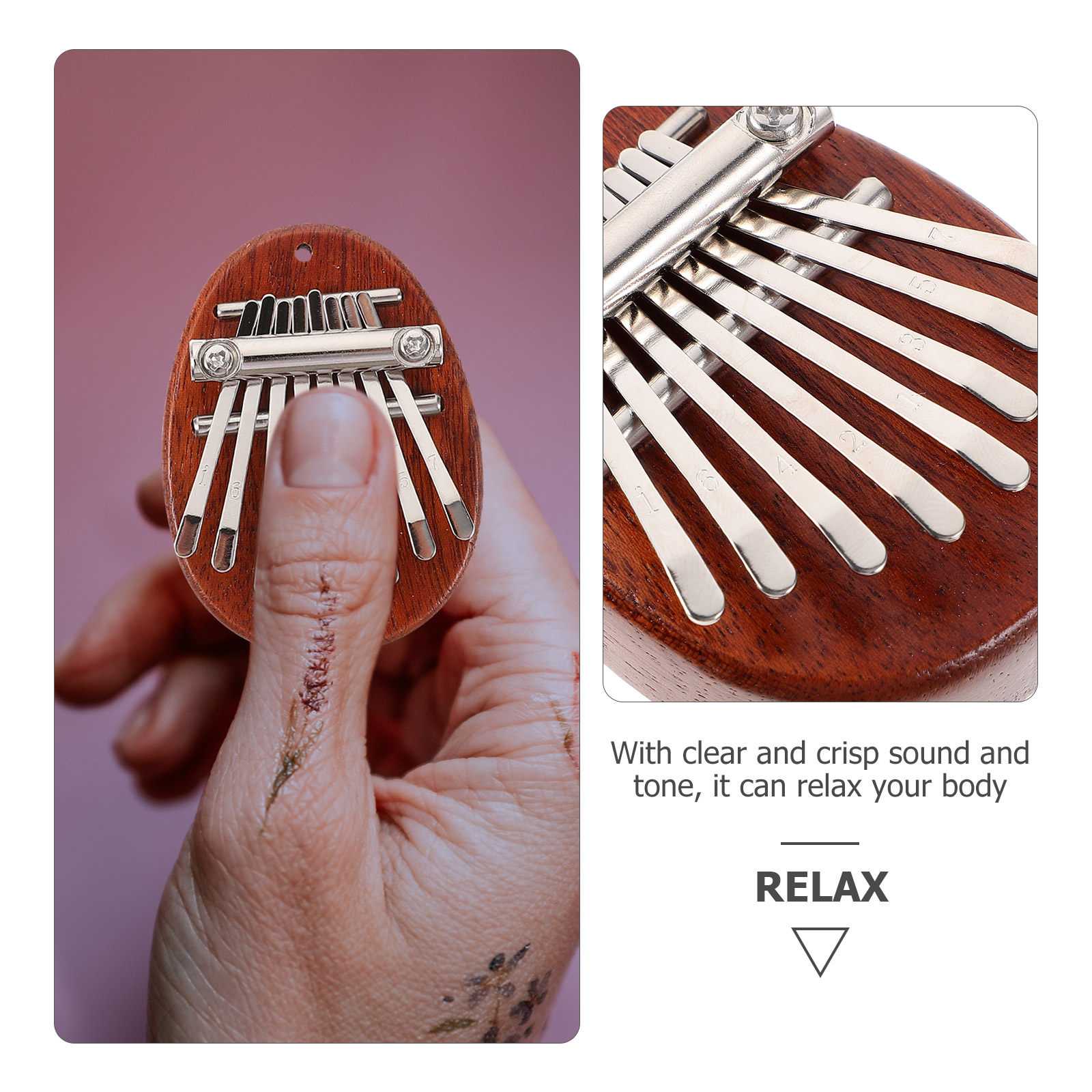 Conjunto de Kalimba Mini Piano - Musical Instrument For Beginners avaliação e preço