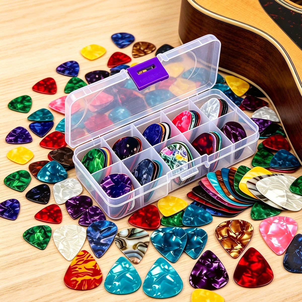 40 peças de palhetas de guitar - Musical Instrument Poster avaliação e preço
