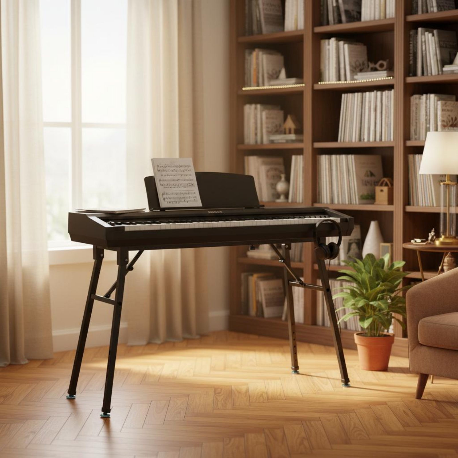 Suporte de Teclado Dobrável Po - Musical Instrument Of Keyboard avaliação e preço