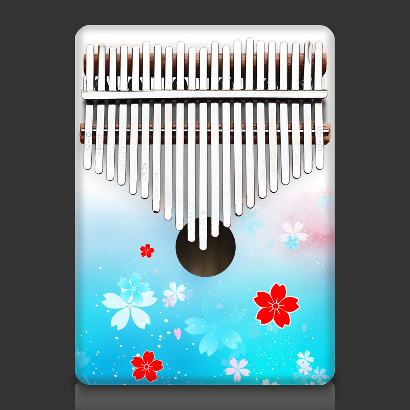 Colorido 21 chave kalimba cria - Musical Instrument For Beginners avaliação e preço