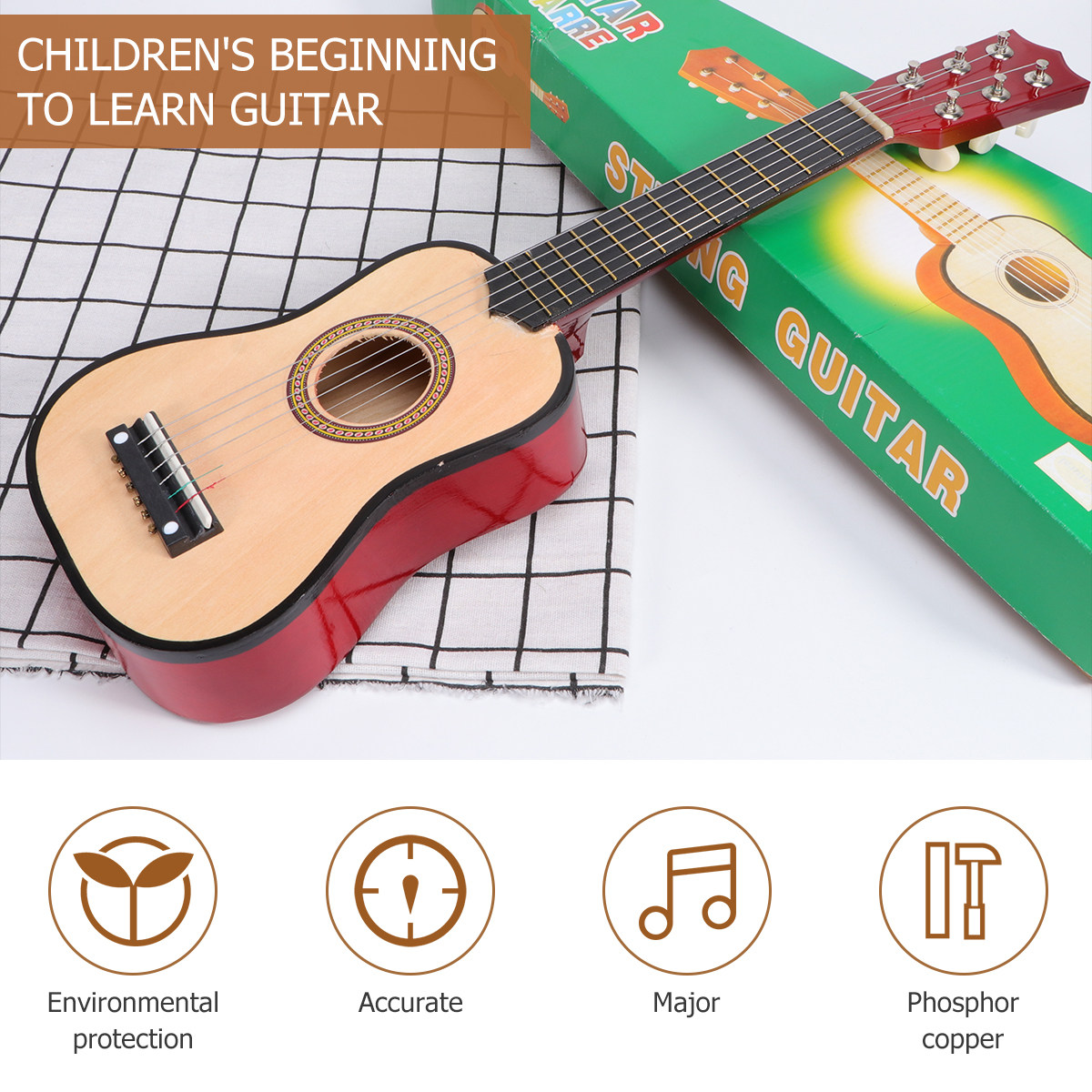 Violão Acústico Infantil de 21 - Musical Instrument For Beginners avaliação e preço