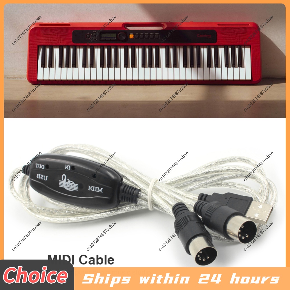 Cabo MIDI Profissional USB IN- - Musical Instrument Of Keyboard avaliação e preço