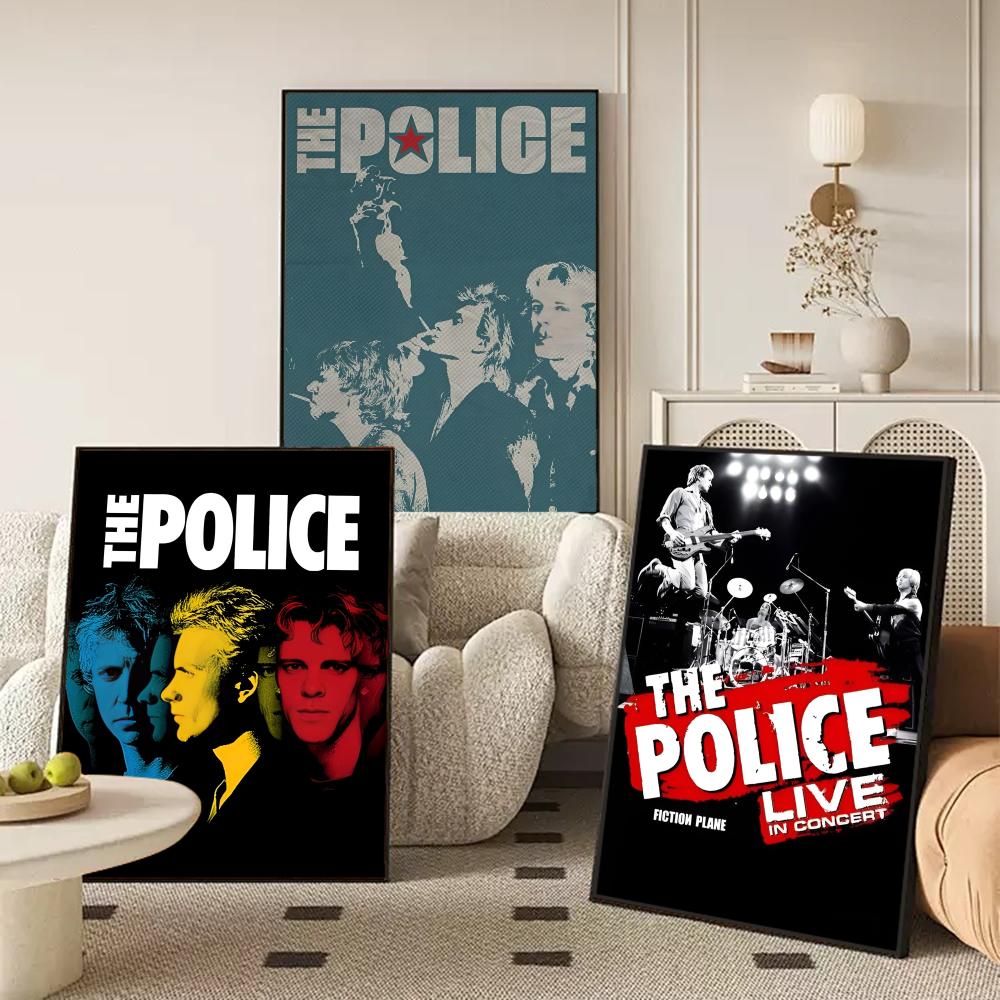 Rock band the p-polícia poster - Musical Instrument Poster avaliação e preço