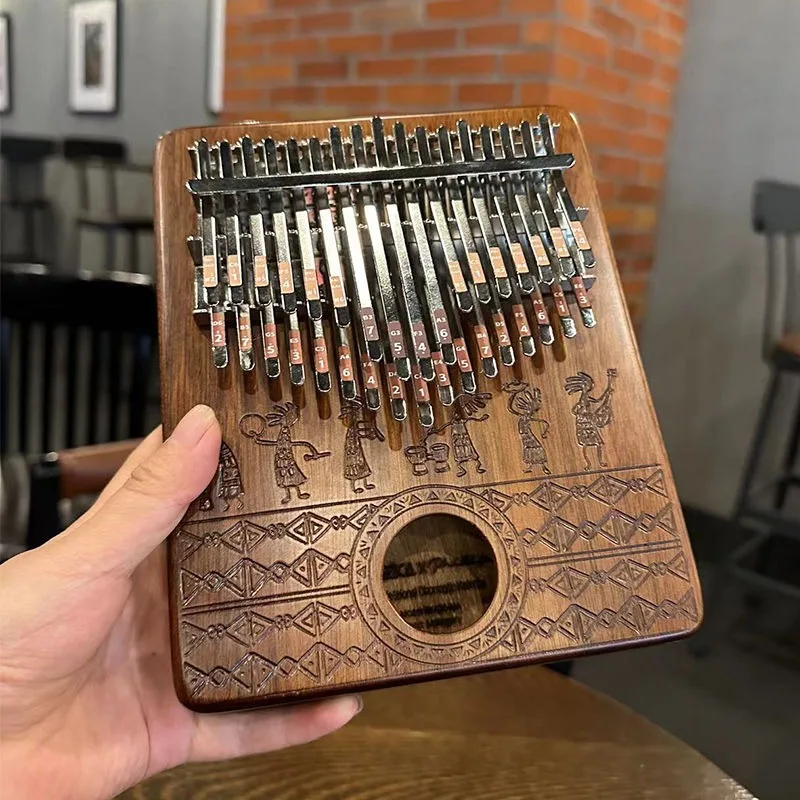 Kalimba de madeira portátil pa - Musical Instrument Of Keyboard avaliação e preço