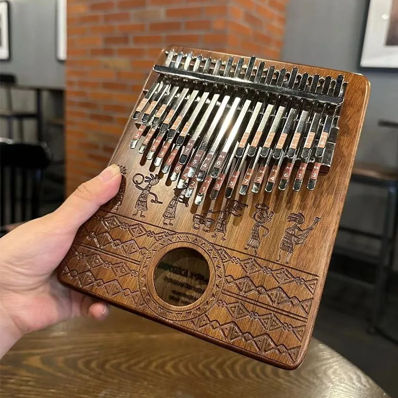 Kalimba de madeira portátil pa - Musical Instrument Of Keyboard avaliação e preço