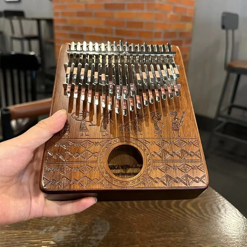 Kalimba de madeira portátil pa - Musical Instrument Of Keyboard avaliação e preço
