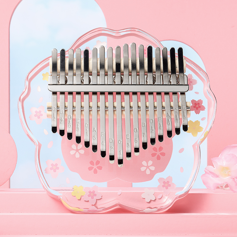 Hluru-Kalimba transparente com - A Musical Instrument With Keys avaliação e preço