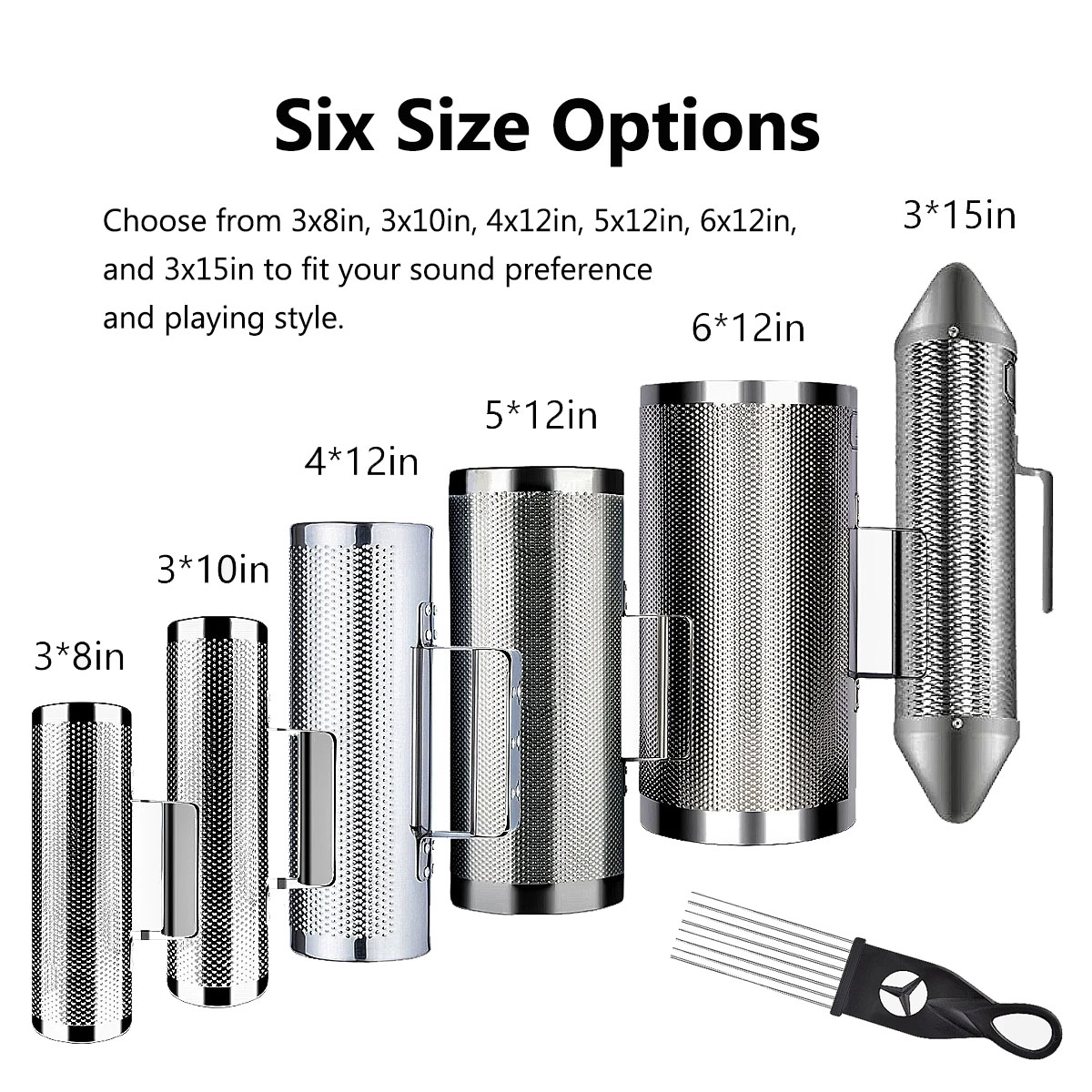 Conjunto de instrumentos music - Guiro Scraper Instrument avaliação e preço