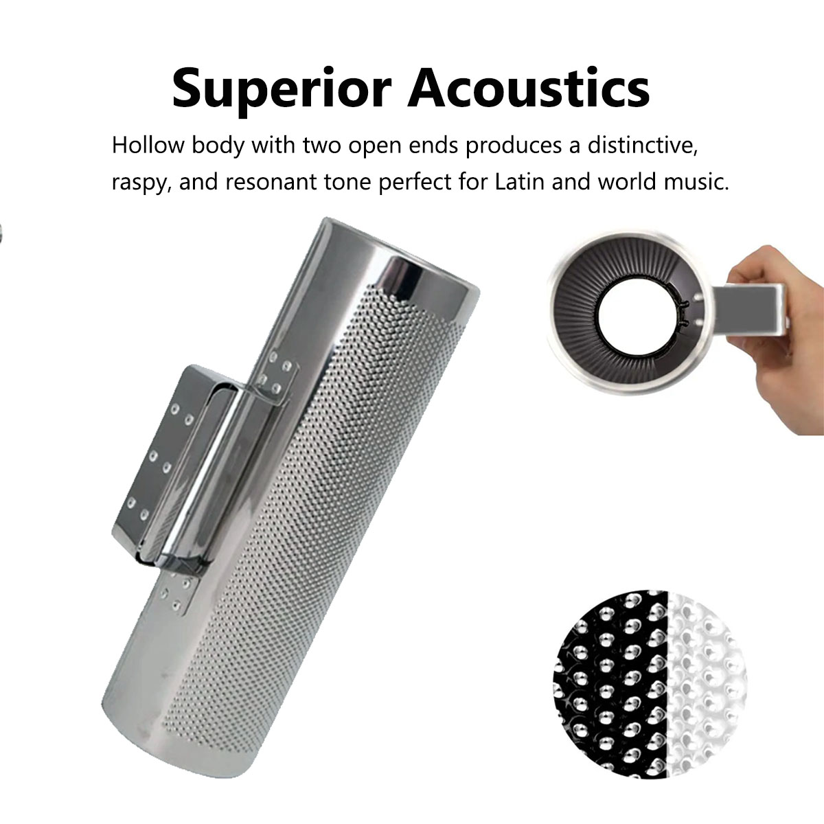 Conjunto de instrumentos music - Guiro Scraper Instrument avaliação e preço