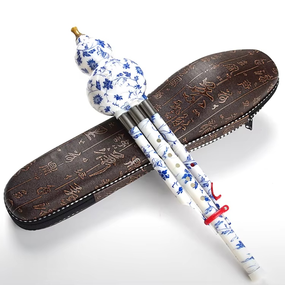 Flauta de Cabaça Hulusi em Dó, - A Musical Instrument With Keys avaliação e preço