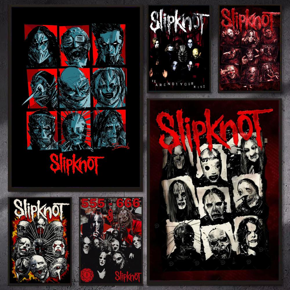 Pôster de Rock da Banda Slipkn - Musical Instrument Poster avaliação e preço