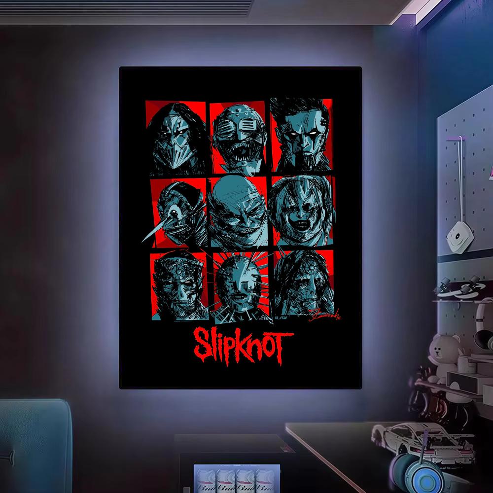 Pôster de Rock da Banda Slipkn - Musical Instrument Poster avaliação e preço