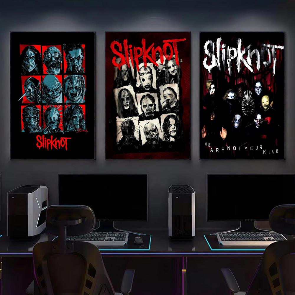 Pôster de Rock da Banda Slipkn - Musical Instrument Poster avaliação e preço