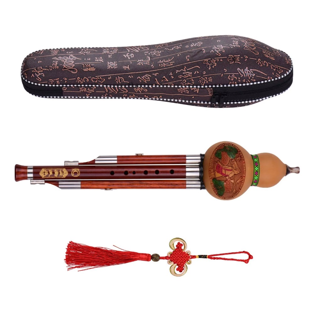 Flauta de Cabaça Hulusi de 3 T - A Musical Instrument With Keys avaliação e preço