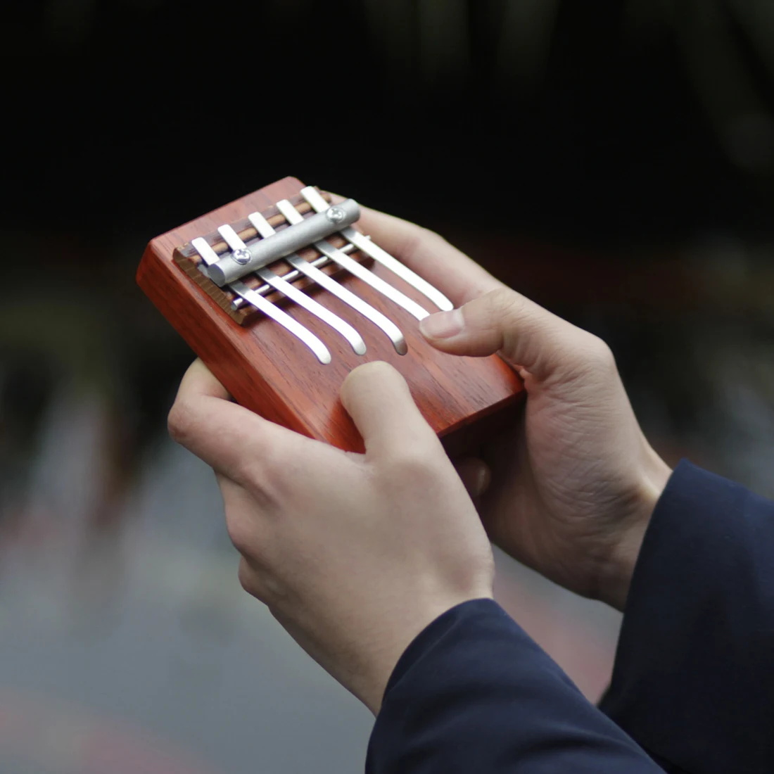 Kalimba IRIN de 5 Tons, Piano  - Musical Instrument Of Keyboard avaliação e preço