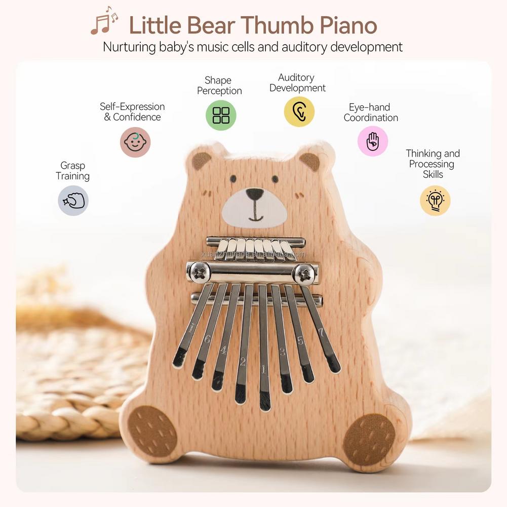 Mini Kalimba de 8 Teclas, Pian - A Musical Instrument With Keys avaliação e preço