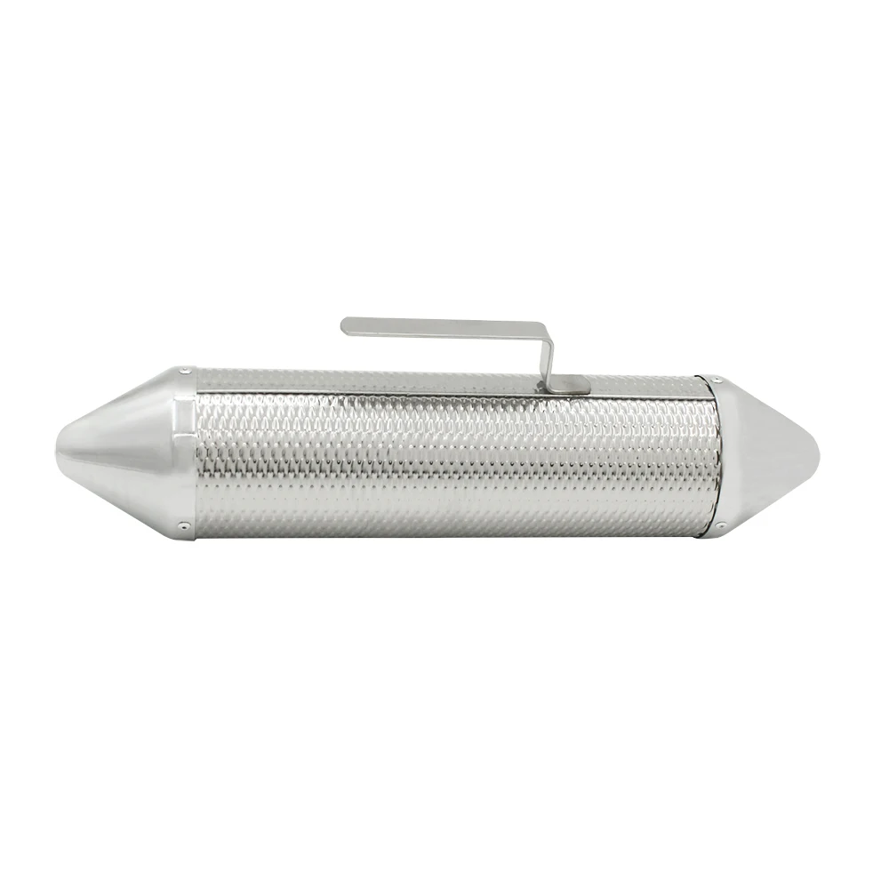 Silver Metal Scraper Barrel wi - Guiro Scraper Instrument avaliação e preço