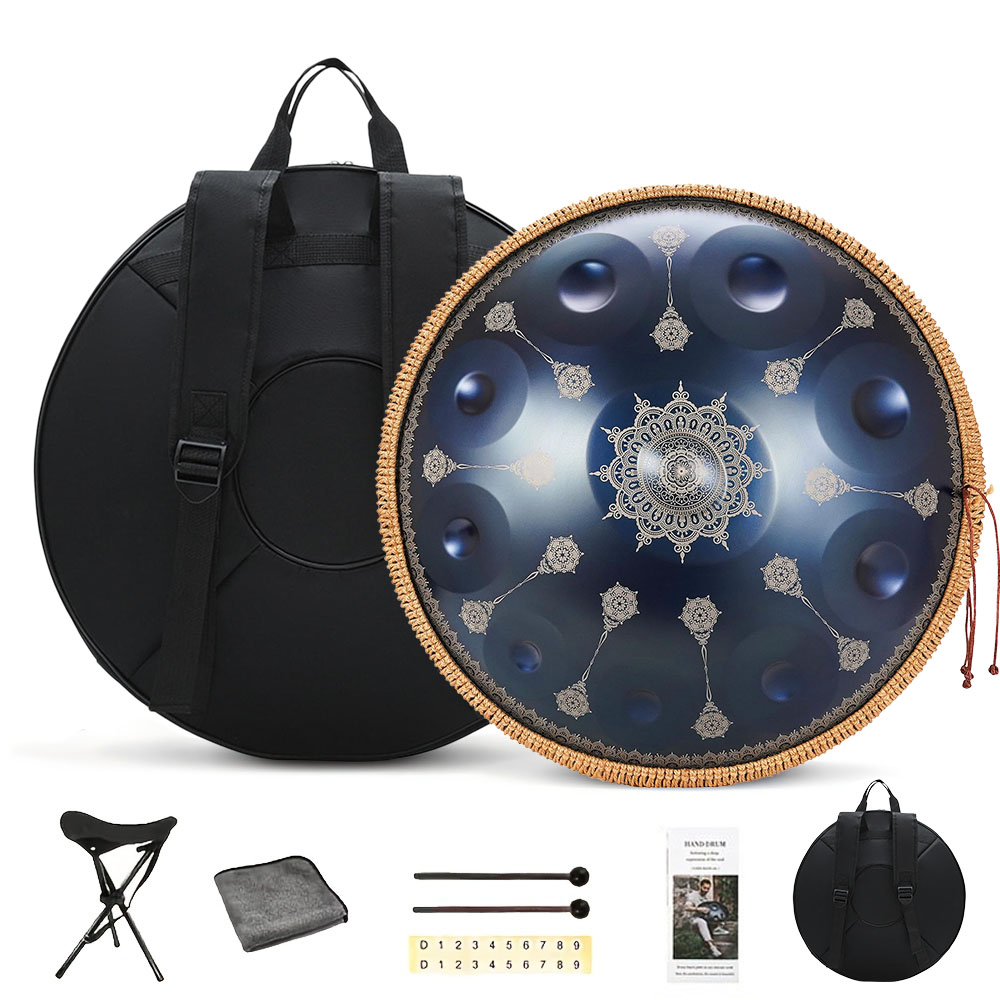 Tambor Handpan de 10 Notas, 22 - Musical Instrument For Beginners avaliação e preço