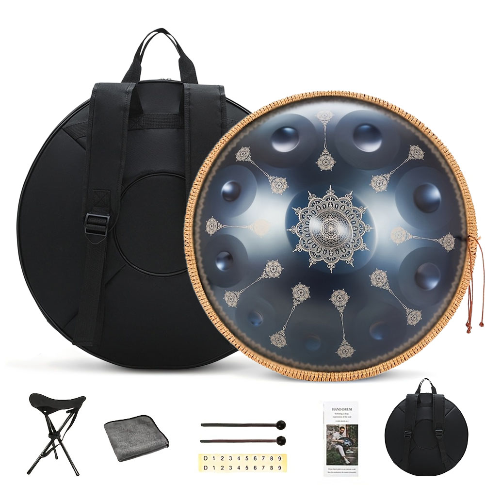 Tambor Handpan de 10 Notas, 22 - Musical Instrument For Beginners avaliação e preço