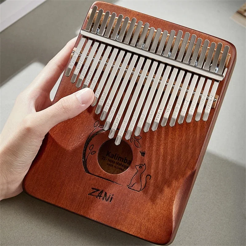 17 21 teclas kalimba polegar p - Musical Instrument Of Keyboard avaliação e preço